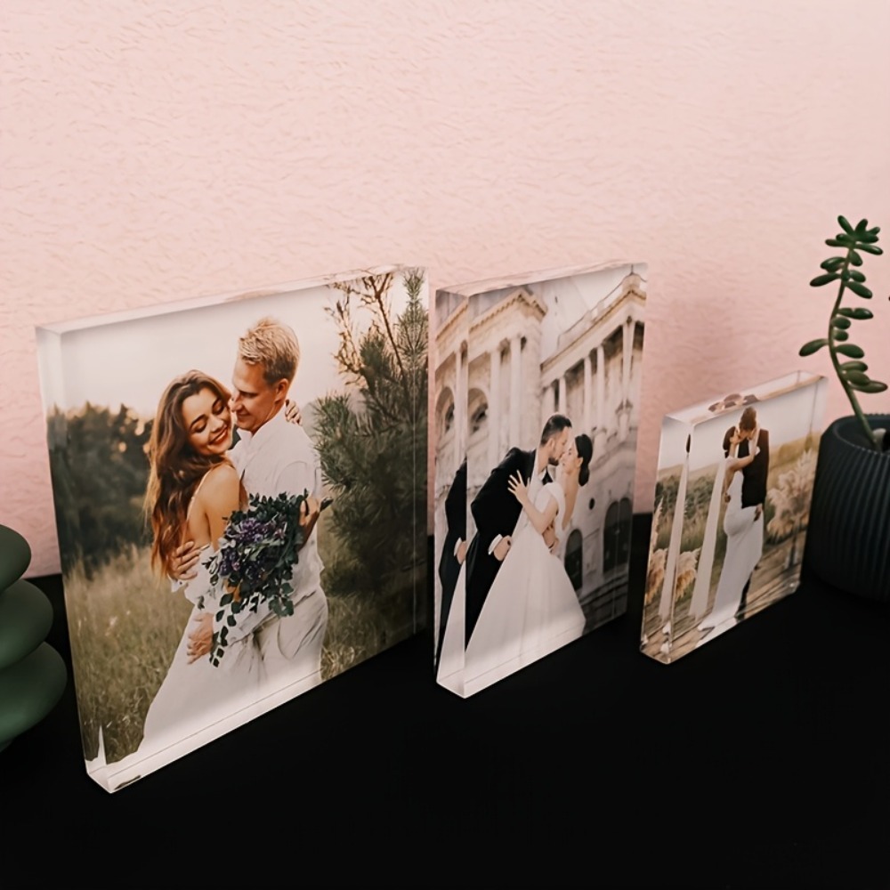 Photo Acrylic Block - 맞춤 아크릴 기념일 사진 블록 -