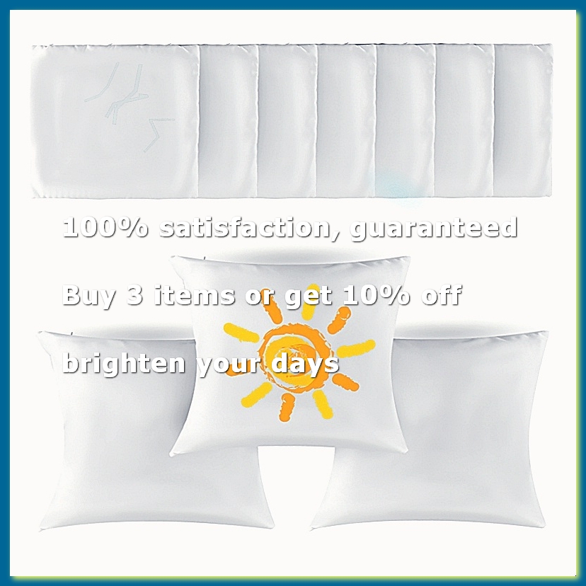 Pillow Cover Sublimation - 40X40 흰색 일반 승화 블랭크 베개