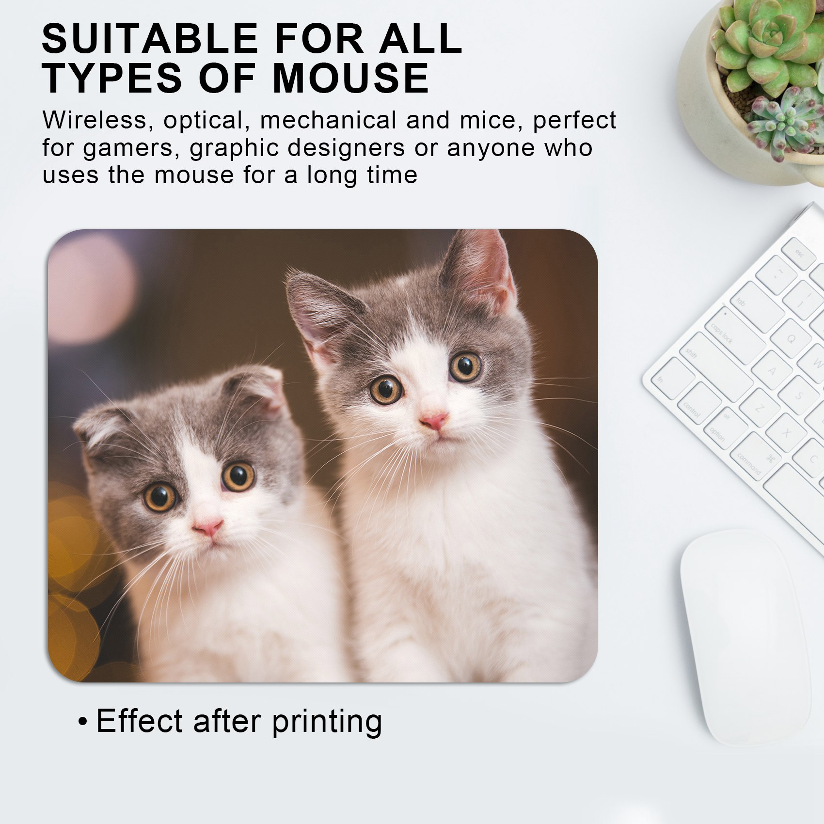 Mouse Pad Blank Sublimation - 클래식-10개입 승화전사 열 프레스 인쇄 공예용