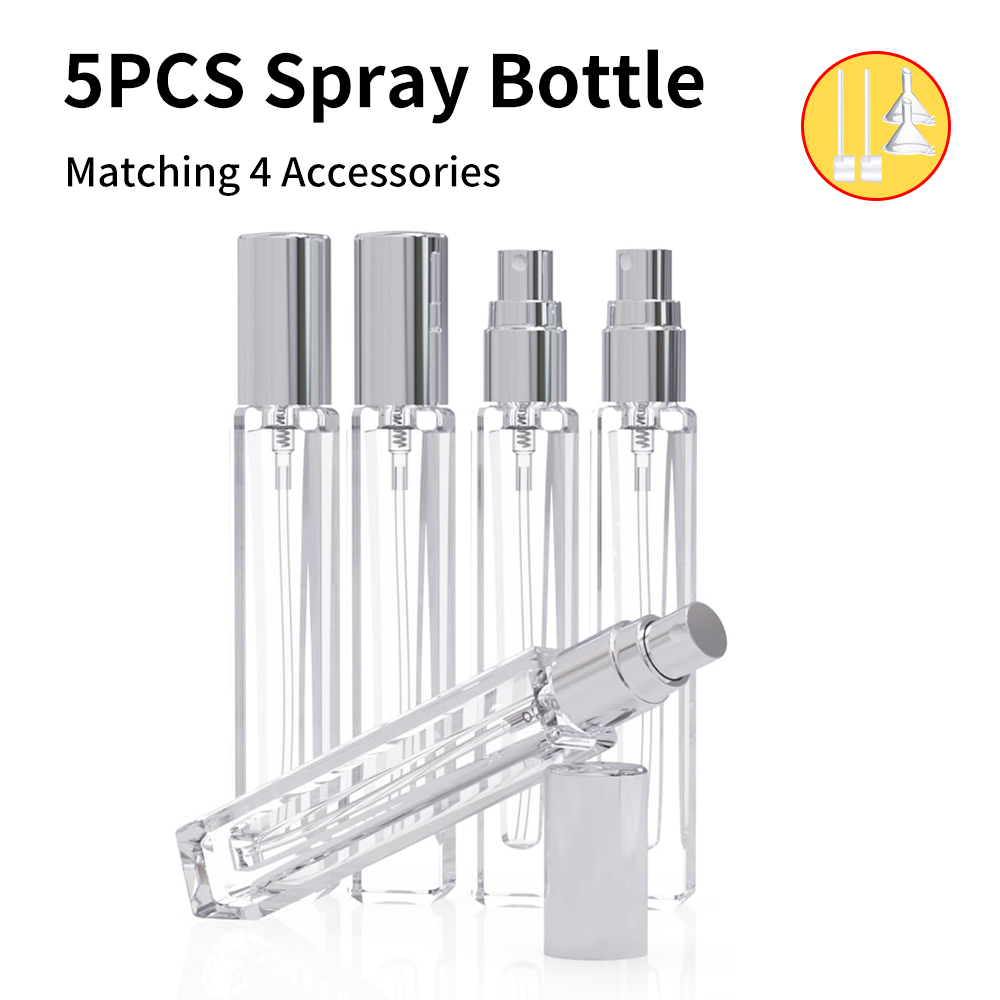 Water Bottle Blank - 5종 세트 콜로뉴 아토마이저 공병, 10ML