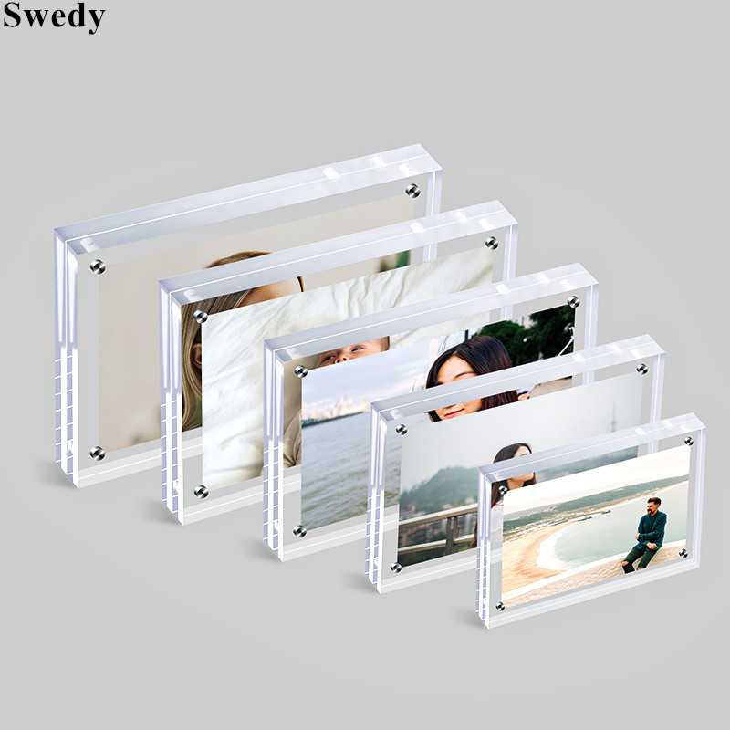 Photo Acrylic Block - 20MM 두꺼운 자기 아크릴 사인 홀더