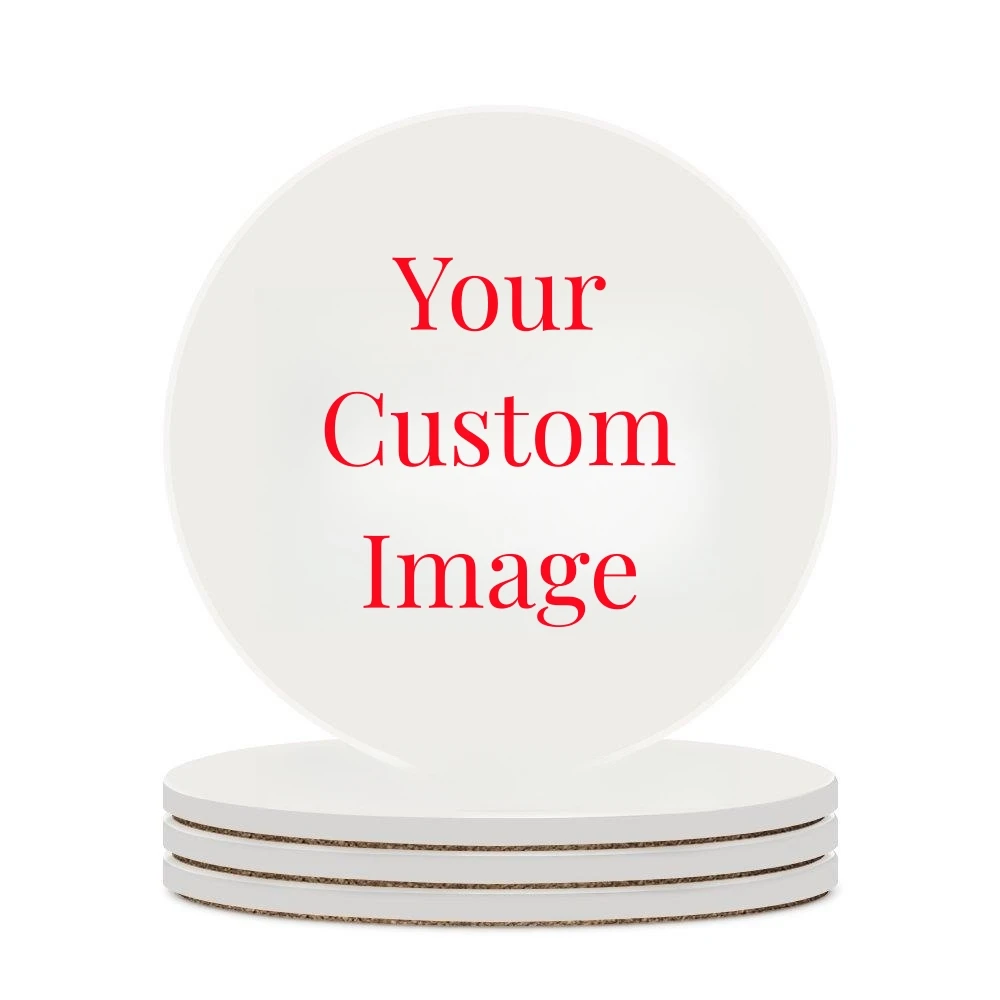 Coaster Sublimation Blank - 맞춤형 맞춤형 프린트 라운드 코스터, 코르크