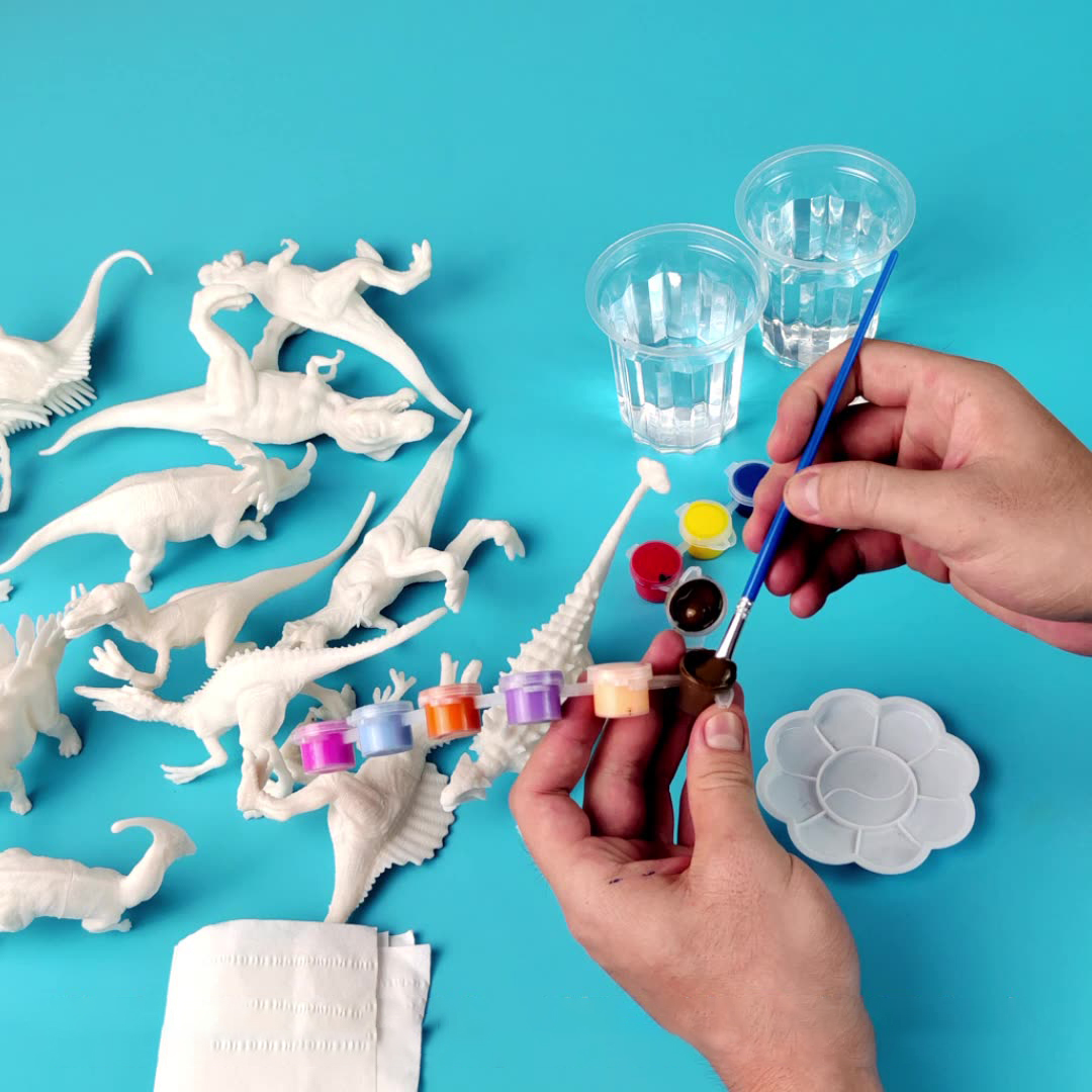 6pcs/8pcs, DIY 색칠 공룡 장난감, 낙서 흰 - Puzzle Blank White 리뷰 및 가격