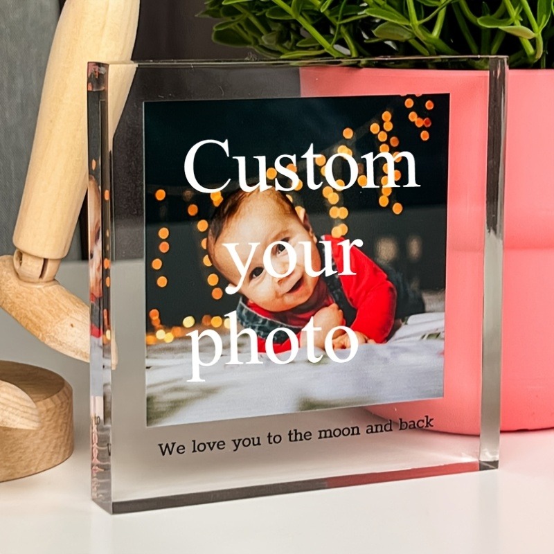 맞춤형 개인 2D 평면 아크릴 사진 블록, 사진과 텍스 - Photo Acrylic Block 리뷰 및 가격