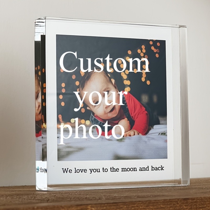 맞춤형 개인 2D 평면 아크릴 사진 블록, 사진과 텍스 - Photo Acrylic Block 리뷰 및 가격