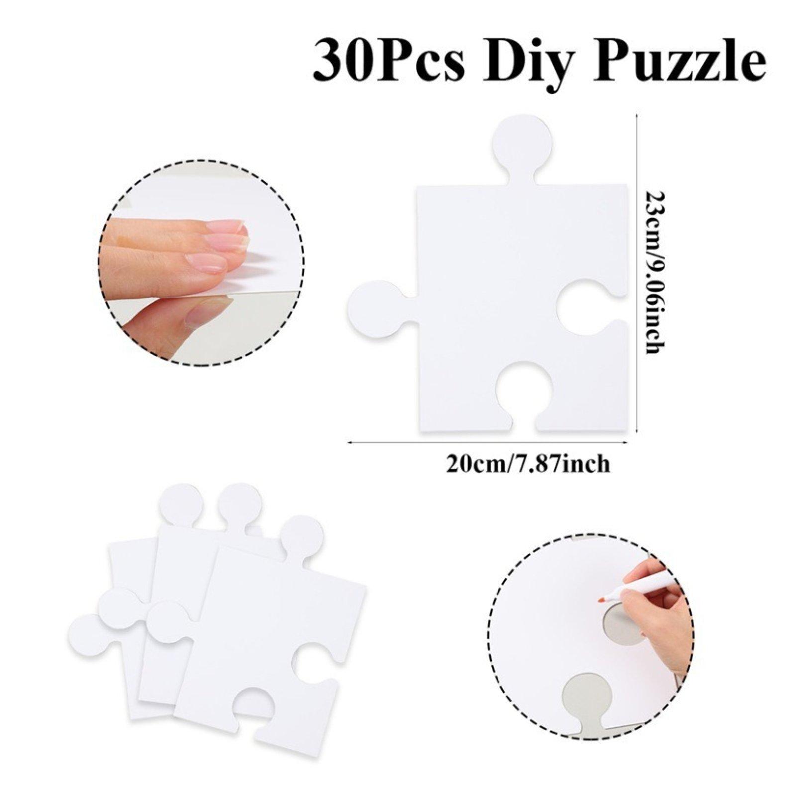 흰색 무지 그림 퍼즐 카드보드 조각 맞춤형 아트 직소  - Puzzle Blank White 리뷰 및 가격