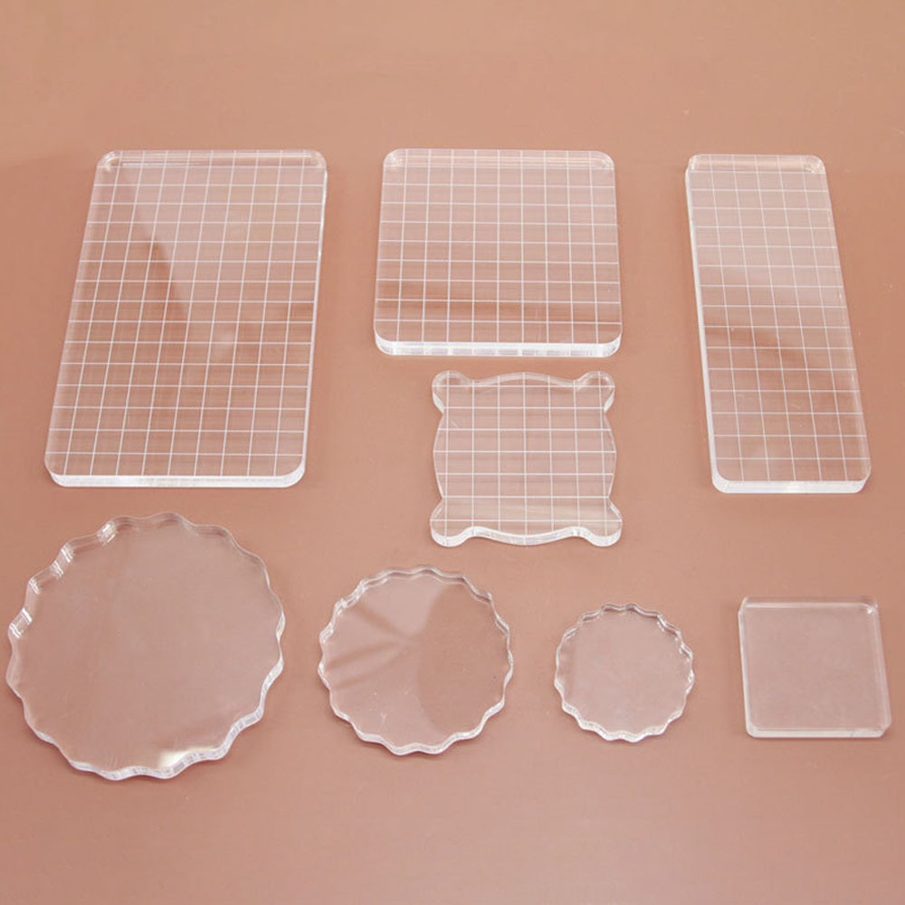 투명 아크릴 스탬프 블록 사용, 투명 접착 마운트 고무 - Photo Acrylic Block 리뷰 및 가격