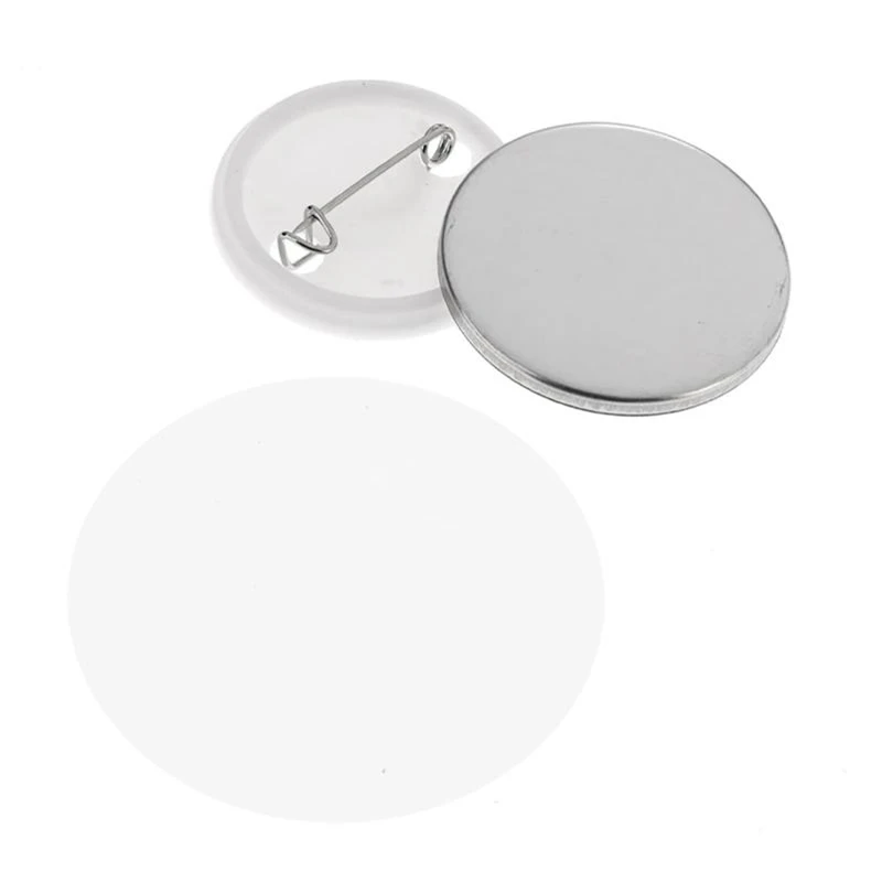 100 개/대 빈 배지 핀백 버튼 부품 용품 옷/핸드백 - Button Badge Blank 리뷰 및 가격
