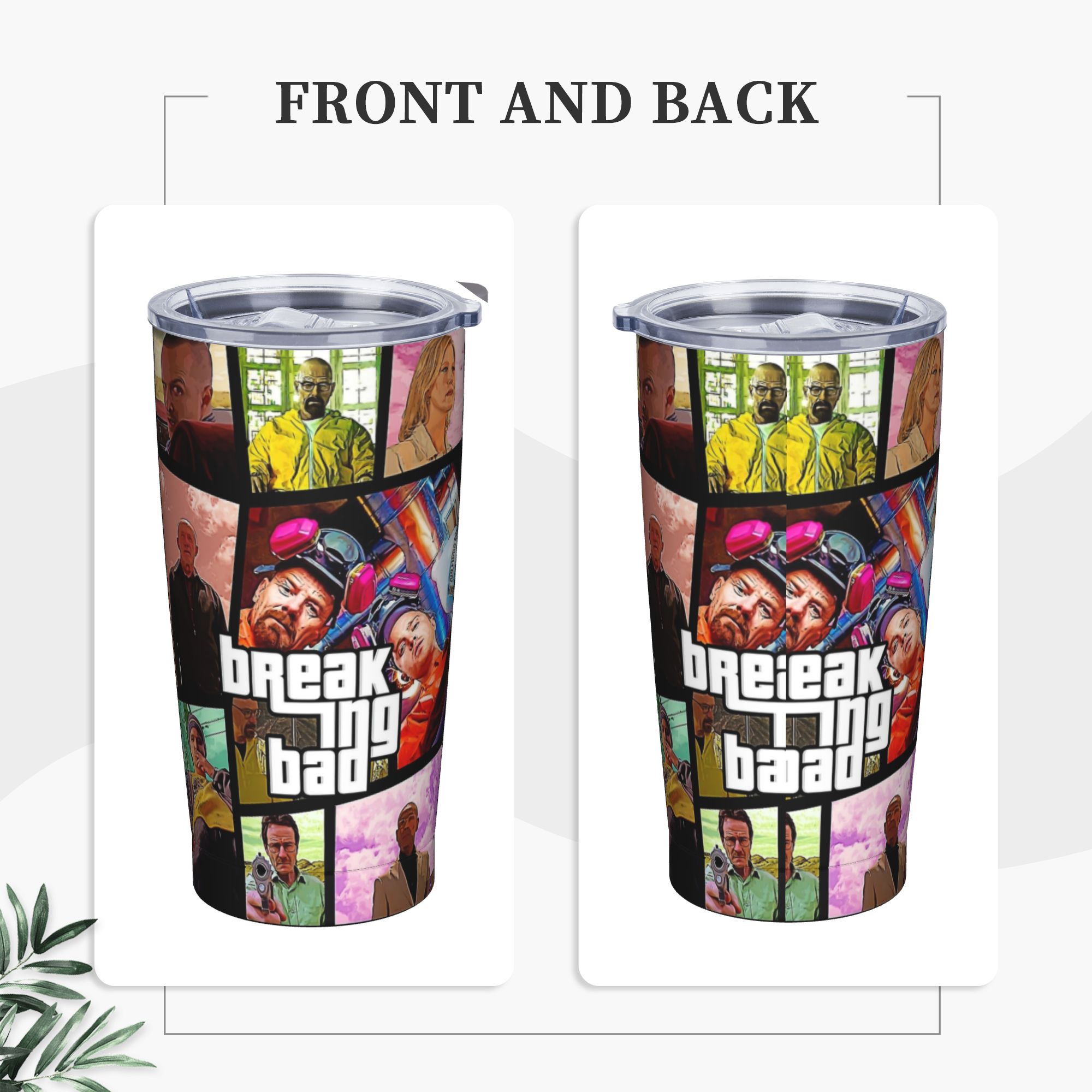 브레이킹 배드 월터 화이트 포스터 보온 텀블러(빨대 포 - Tumbler 20Oz White 리뷰 및 가격