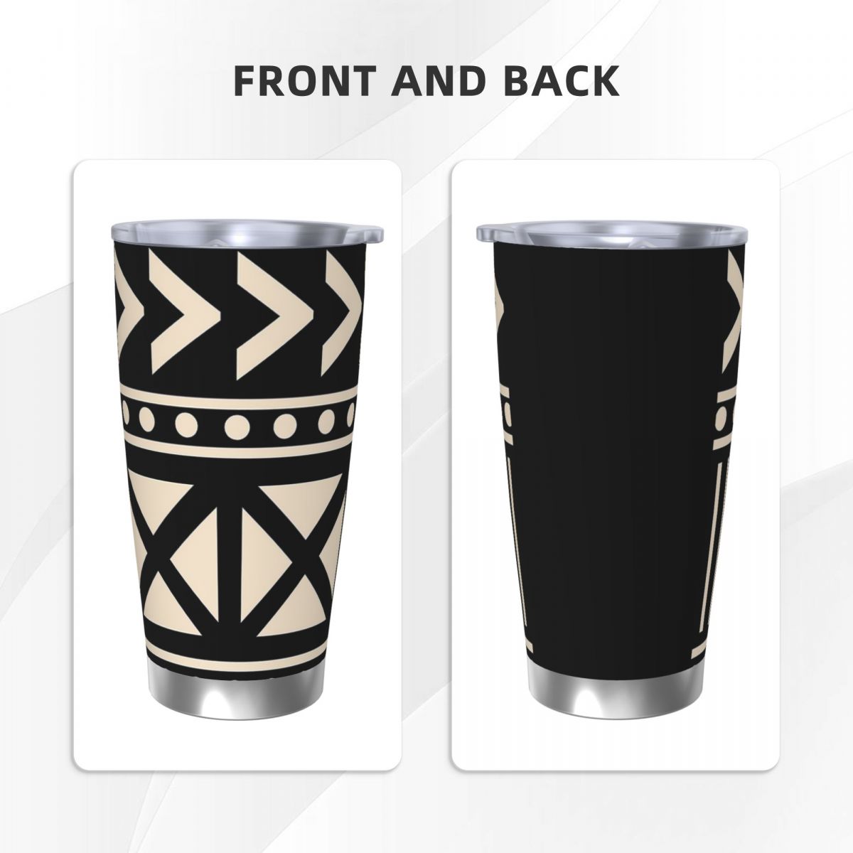 아프리칸 머드 클로스 블랙 앤 화이트 트렌딩 스테인리스 - Tumbler 20Oz White 리뷰 및 가격