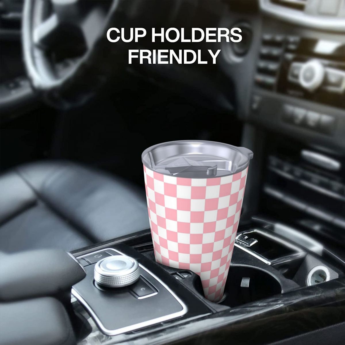 핑크 화이트 체커보드 패턴 스테인리스 스틸 텀블러 진공 - Tumbler 20Oz White 리뷰 및 가격