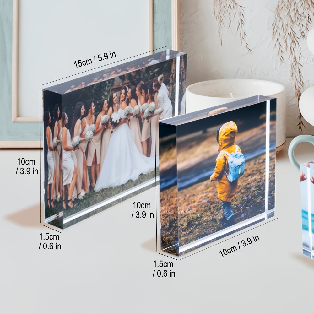 맞춤형 3D 아크릴 사진 블록 - 사진 디자인 가능,  - Photo Acrylic Block 리뷰 및 가격