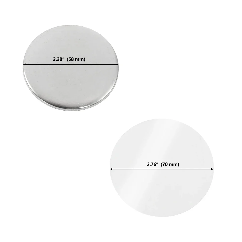 휴대용 병따개용 DIY 배지 재료, 열쇠 고리, 냉장고 - Button Badge Blank 리뷰 및 가격