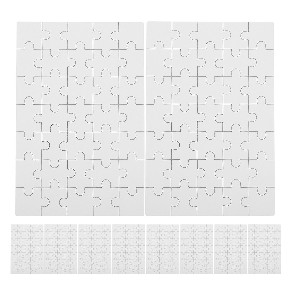 12Pcs 빈 승화 퍼즐 조각 DIY 가족 학교 유치원 - Puzzle Blank White 리뷰 및 가격