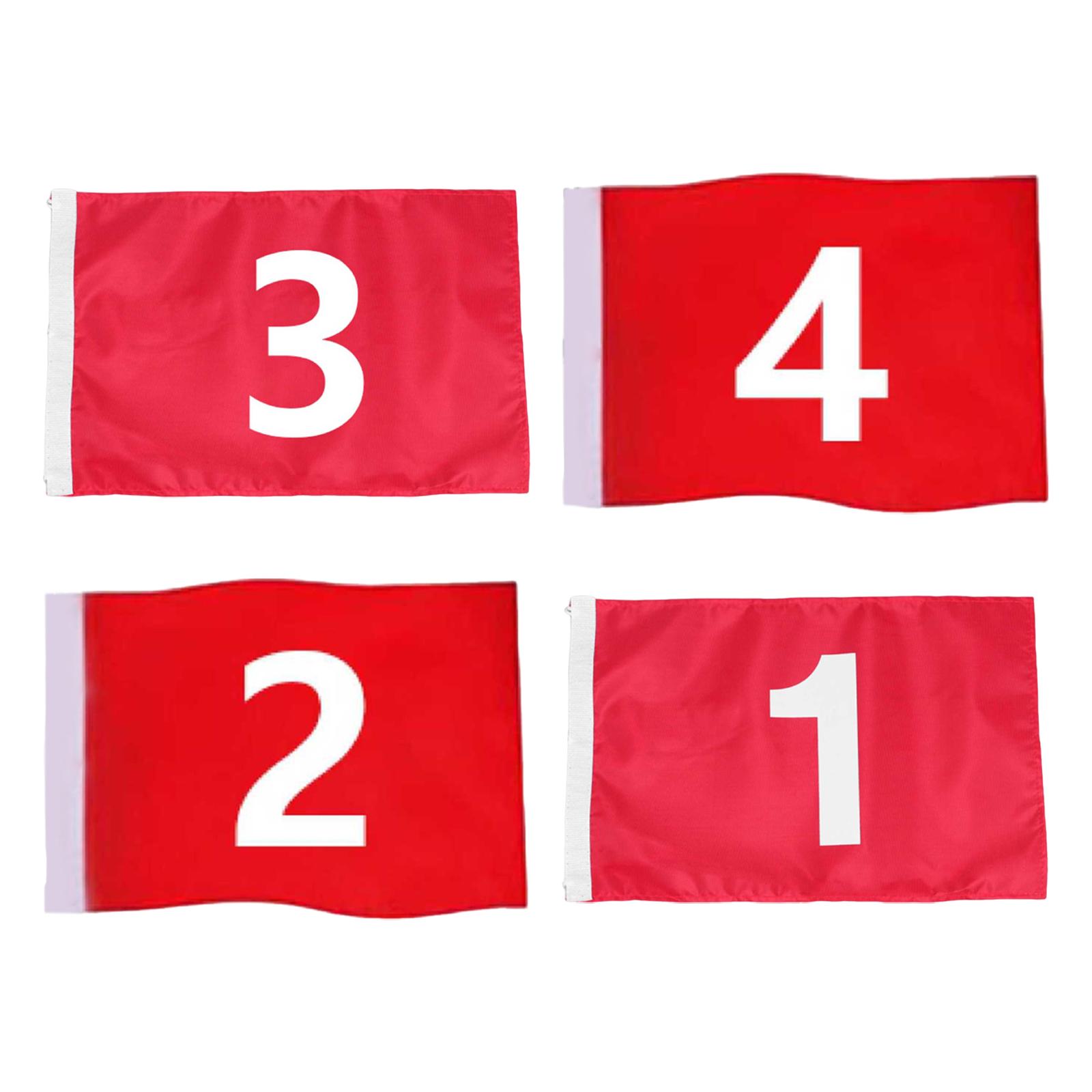 내구성 있는 패브릭 골프 깃발 대형 번호가 있는 빨간색 - Yard Sign Blank 리뷰 및 가격