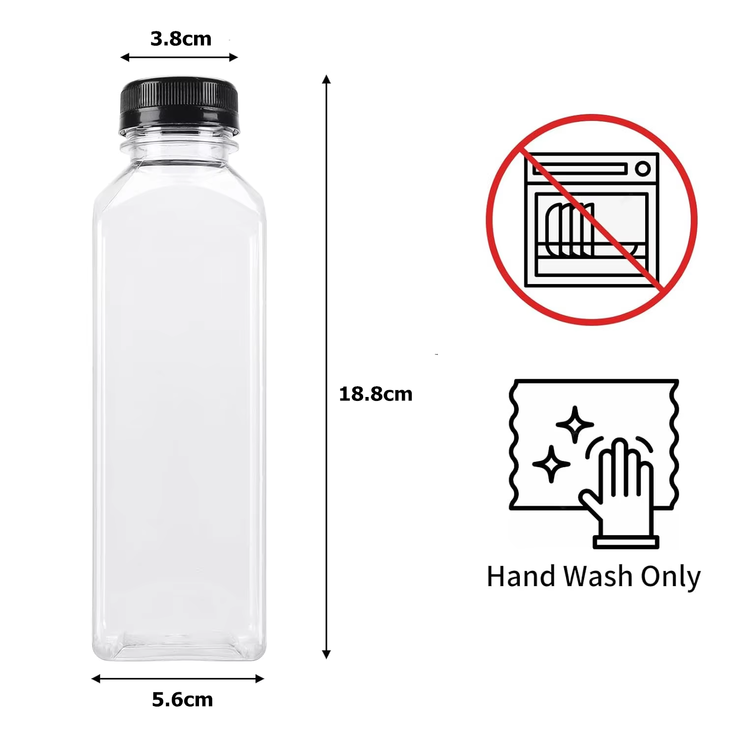 캡이 있는 500ML 주스 병 스무디 및 기타 음료용  - Water Bottle Blank 리뷰 및 가격
