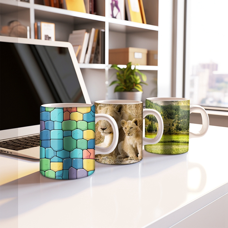 50/100개 승화 수축 포장 슬리브 – 텀블러, 머그 - Sublimation Mug White 리뷰 및 가격