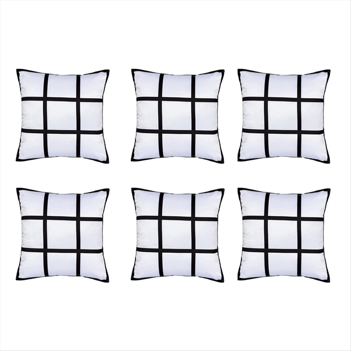 ABNH 6개입 승화 인쇄용 블랭크 패널 베개 커버 D - Pillow Cover Sublimation 리뷰 및 가격