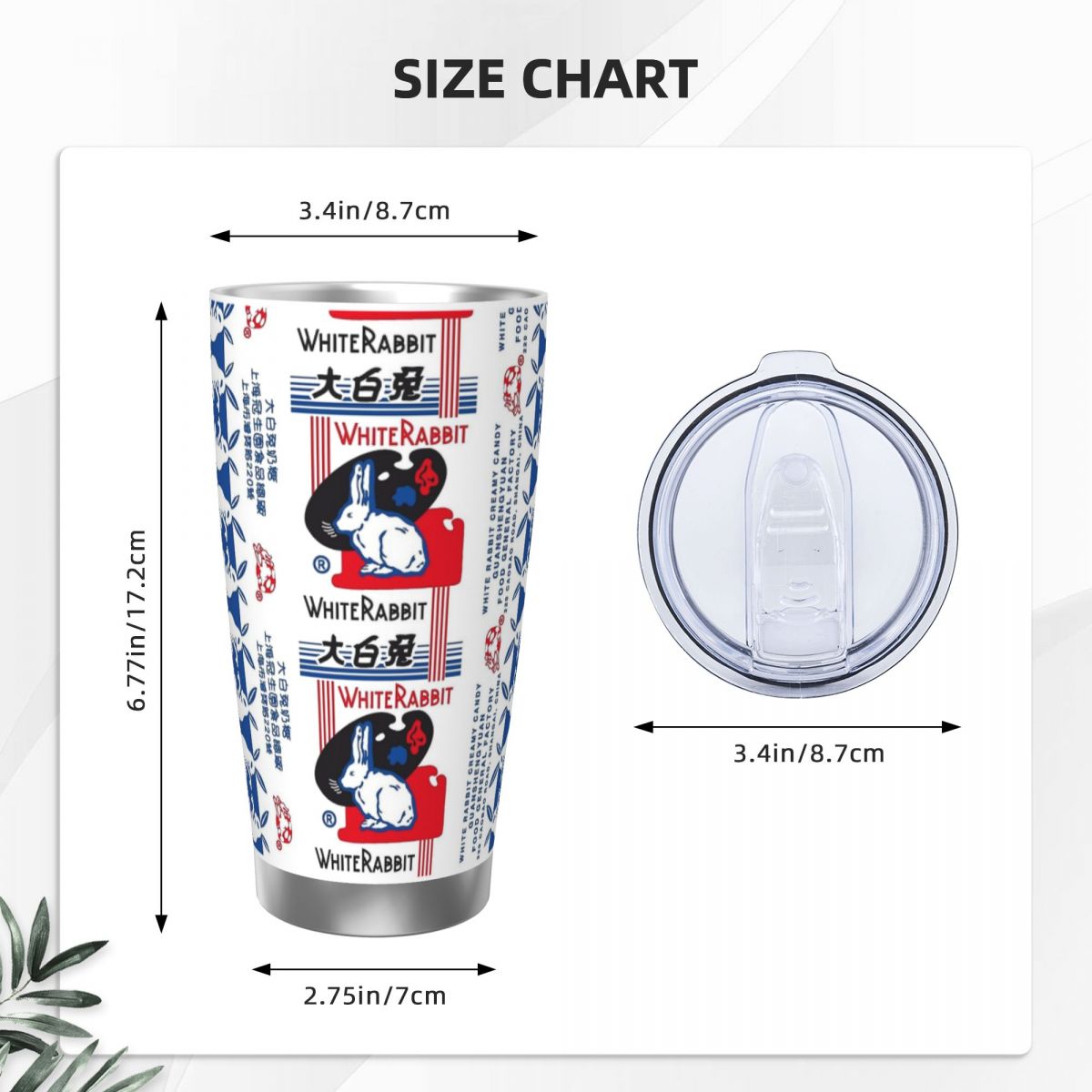화이트 래빗 캔디 스테인리스 스틸 텀블러 진공 단열 머 - Tumbler 20Oz White 리뷰 및 가격