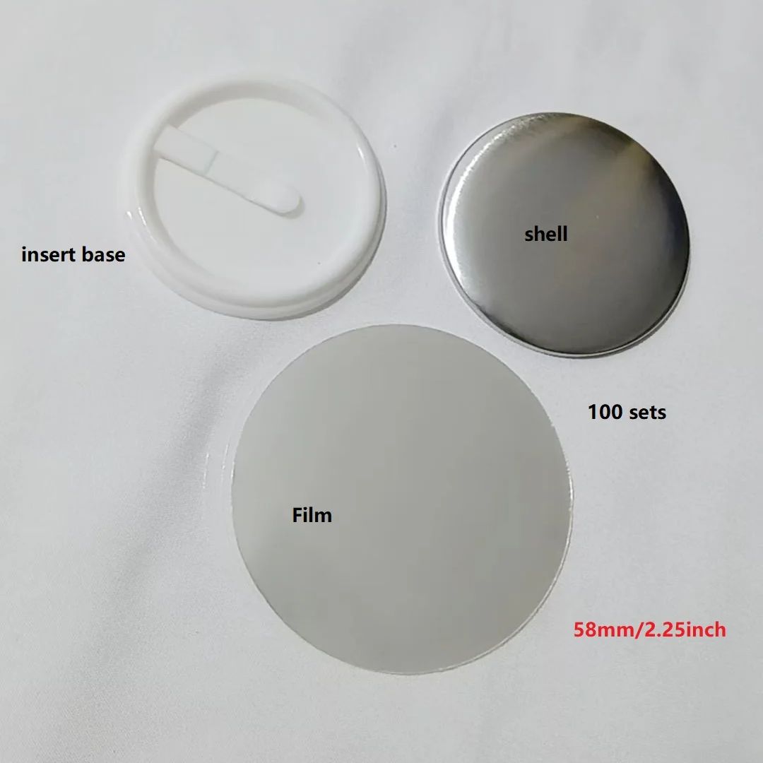 100개 58mm 2.25인치 인서트 버튼 배지 블랭크 - Button Badge Blank 리뷰 및 가격