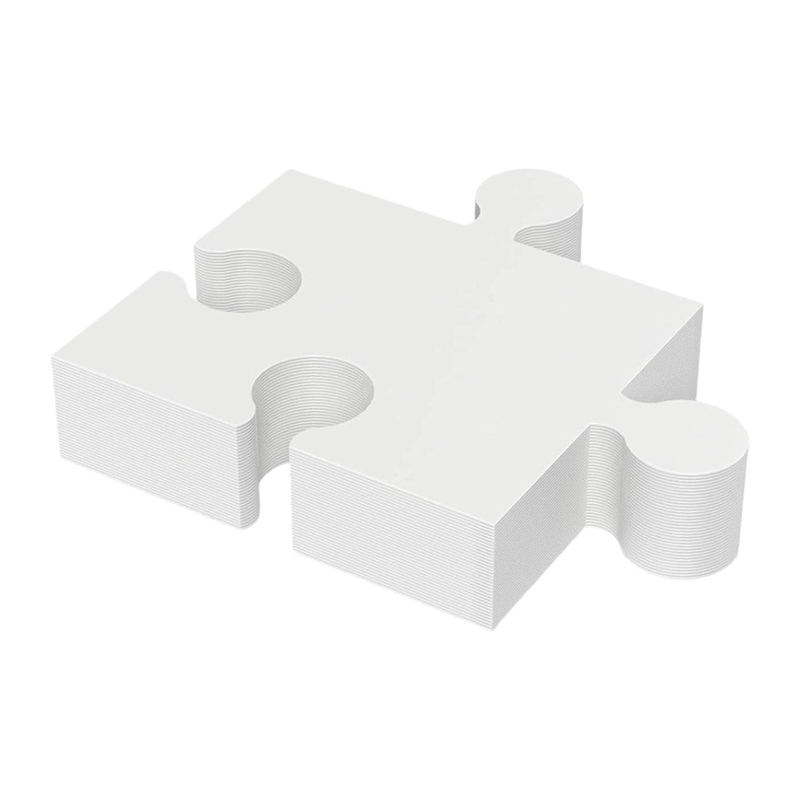 흰색 판지 퍼즐 세트 빈 그림 조각 그룹 프로젝트를 위 - Puzzle Blank White 리뷰 및 가격