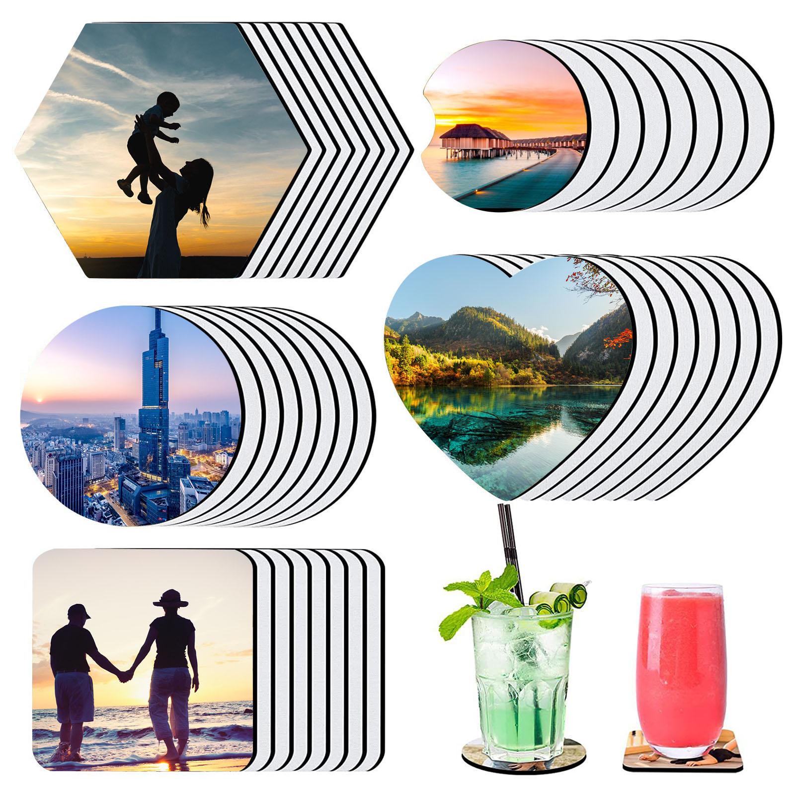 40개 승화형 컵 코스터 프린터용 빈 프린팅 블랭크 열 - Coaster Sublimation Blank 리뷰 및 가격