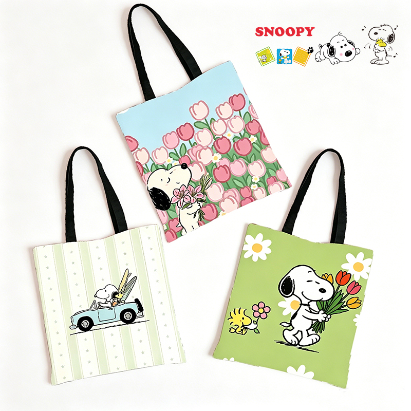 스누피 승화 캔버스 가방 여성 숄더백 귀여운 만화 토트 - Tote Bag Sublimation 리뷰 및 가격