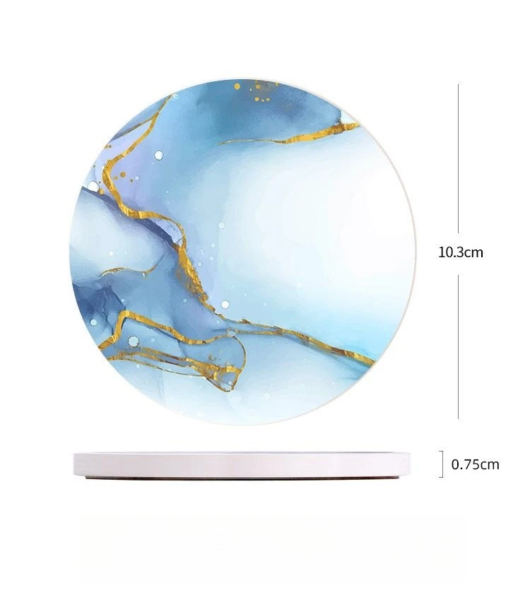 맞춤형 맞춤형 프린트 라운드 코스터, 코르크 백킹 컵  - Coaster Sublimation Blank 리뷰 및 가격