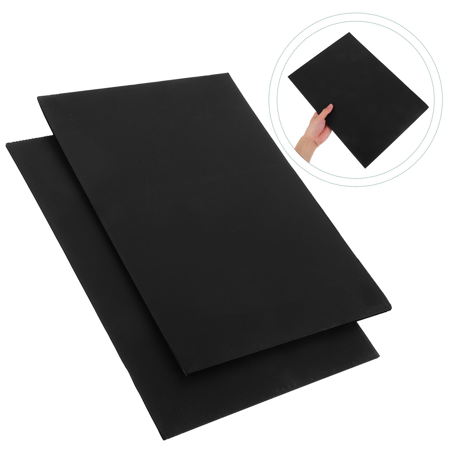 2Pcs 검정색 빈 정원 표지판 헤비 듀티 골판지 플라 - Yard Sign Blank 리뷰 및 가격