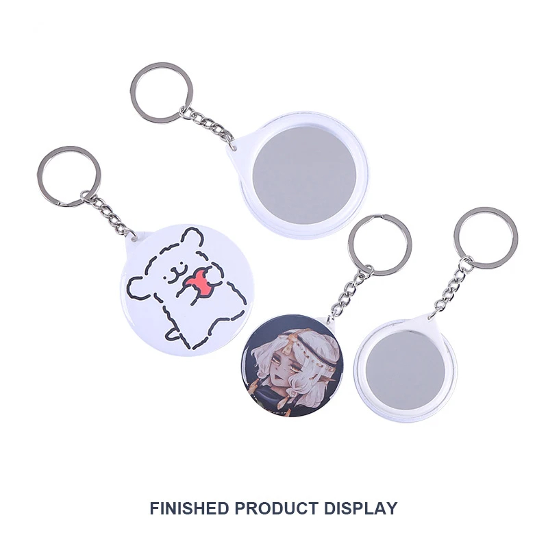 새로운 100PCS 열쇠 고리 거울 빈 배지 단추 핀  - Button Badge Blank 리뷰 및 가격