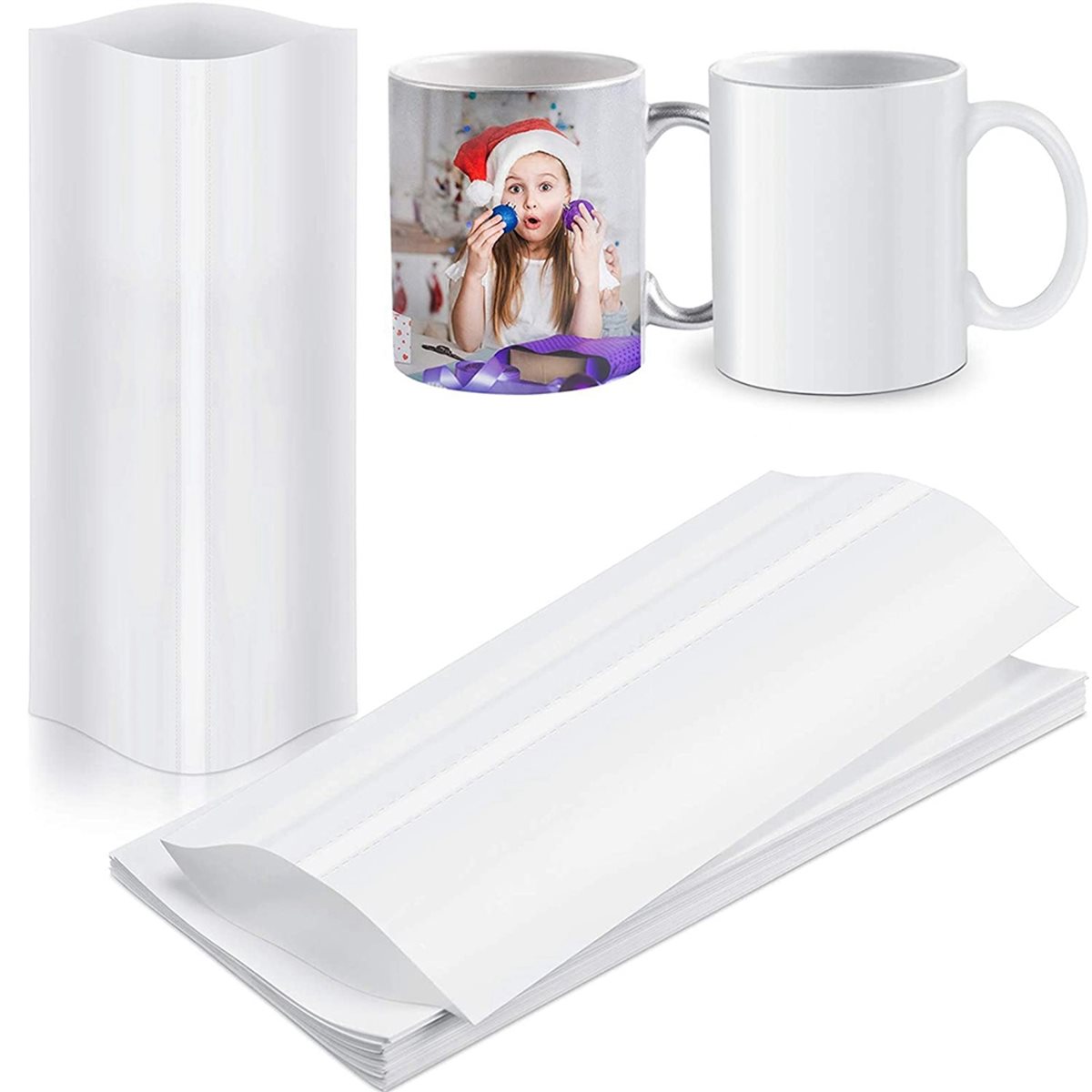 BAAE 420개 승화 수축 필름 5X10인치 열전사  - Sublimation Mug White 리뷰 및 가격