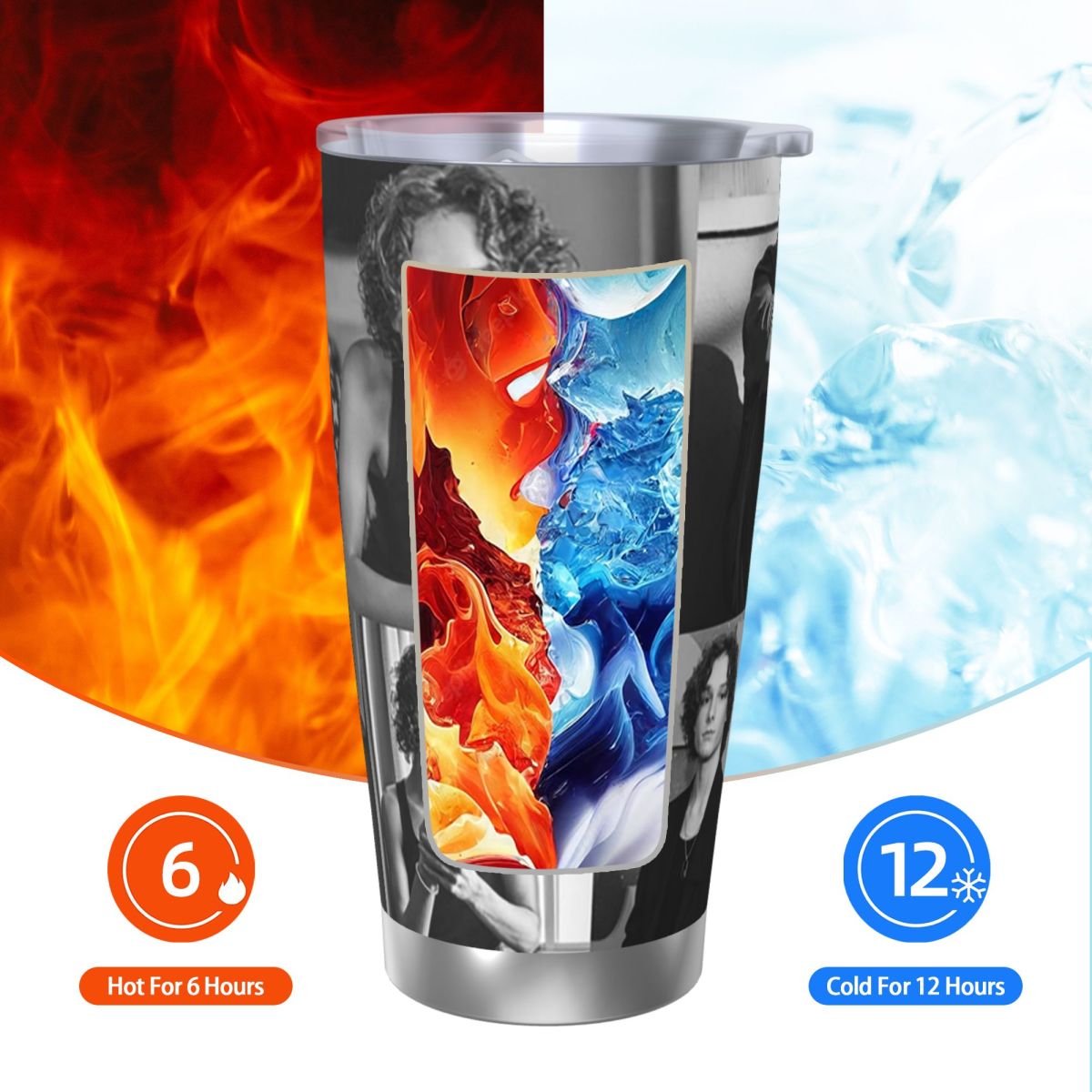 흑백 메이슨 테임스 콜라주 스테인리스 스틸 텀블러 진공 - Tumbler 20Oz White 리뷰 및 가격