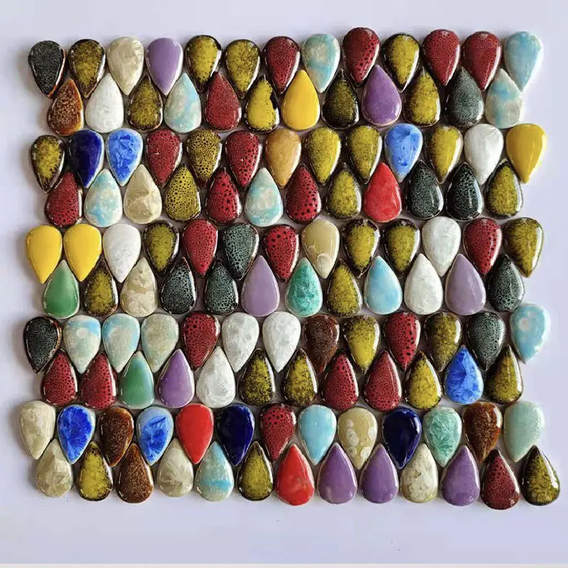 타원형 세라믹 모자이크 타일, 멀티 컬러 모자이크 조각 - Ceramic Tile Blank 리뷰 및 가격