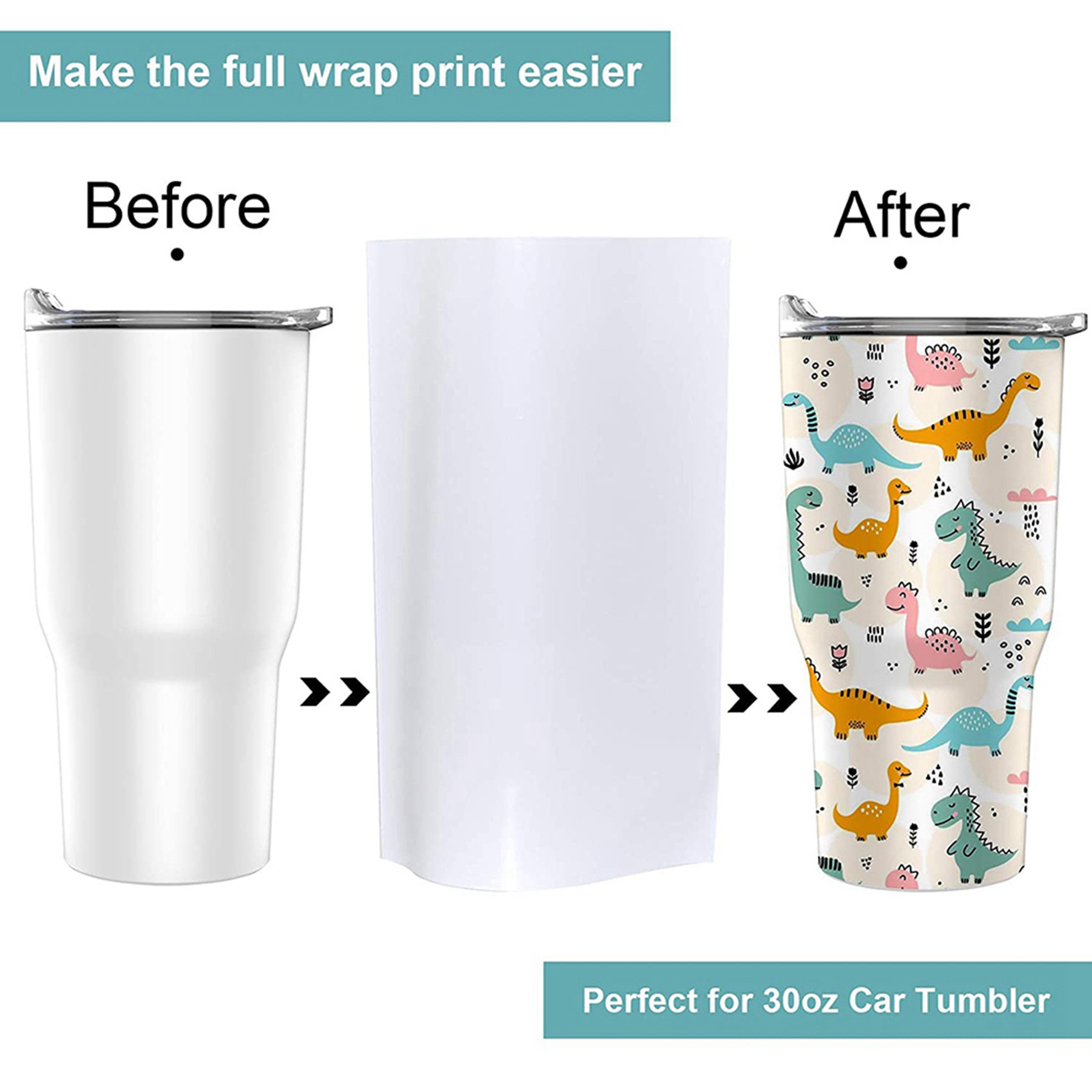 ABBN-8X12인치 승화 수축 포장 슬리브, 텀블러, - Sublimation Mug White 리뷰 및 가격